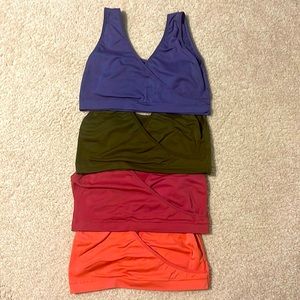 4 pack Nursing Sleep Bras-Large